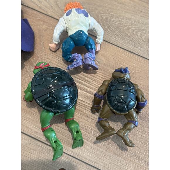 Vintage Teenage Mutant Ninja Turtles Tmnt Action Figure Lot 80s 90s Playmates - Picture 11 of 16